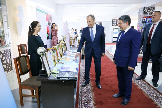 Визит главы МИД РФ С. Лаврова в Таджикистан