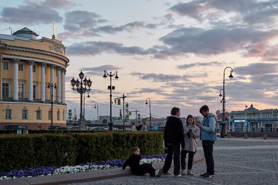 Белые ночи в Санкт-Петербурге 