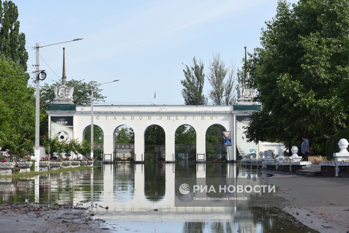 Новая Каховка после прорыва Каховской ГЭС | РИА Новости Медиабанк