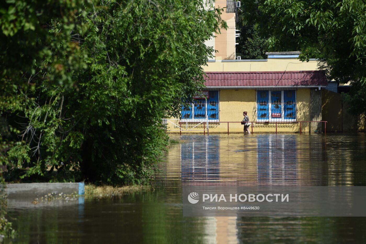 Новая Каховка после прорыва Каховской ГЭС | РИА Новости Медиабанк