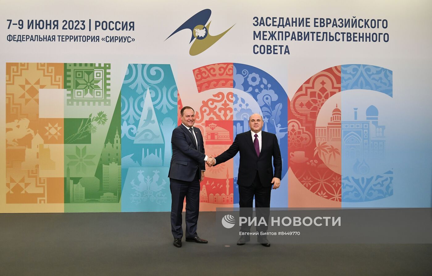 Встреча М. Мишустина с премьер-министром Белоруссии Р. Головченко