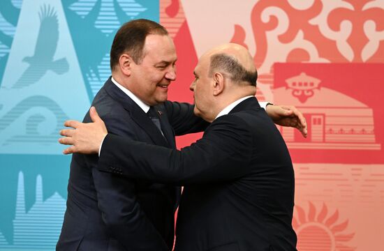 Встреча М. Мишустина с премьер-министром Белоруссии Р. Головченко