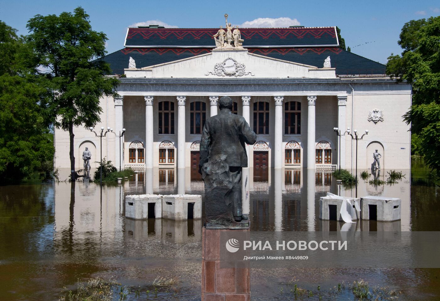 Новая Каховка после прорыва Каховской ГЭС | РИА Новости Медиабанк