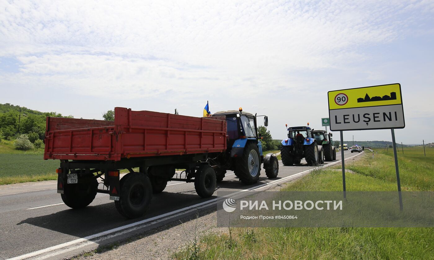 Забастовка фермеров в Молдавии