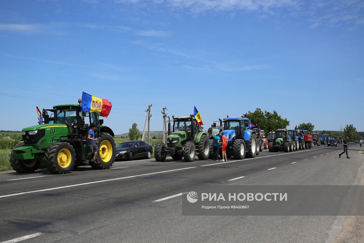 Забастовка фермеров в Молдавии