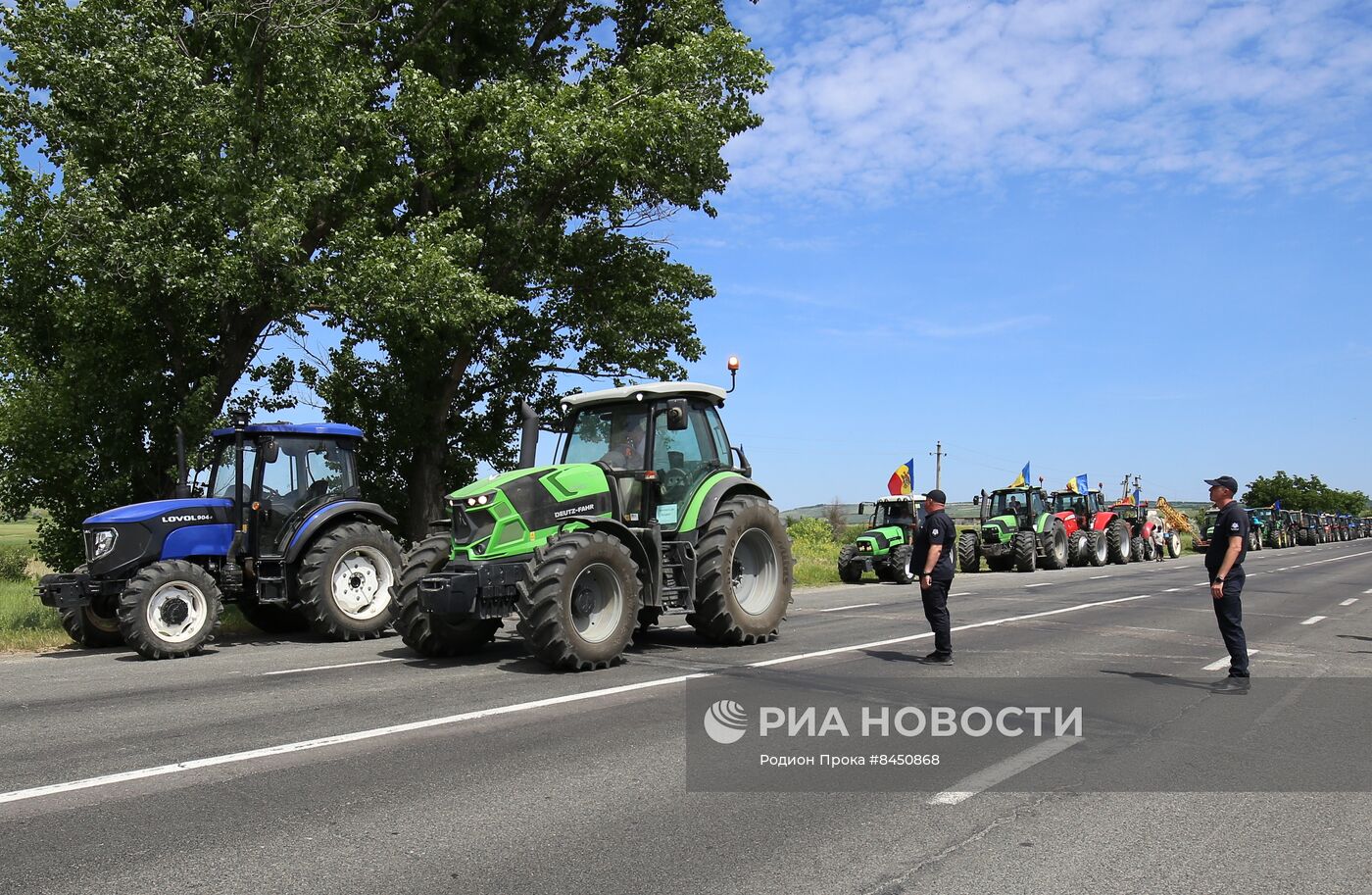 Забастовка фермеров в Молдавии