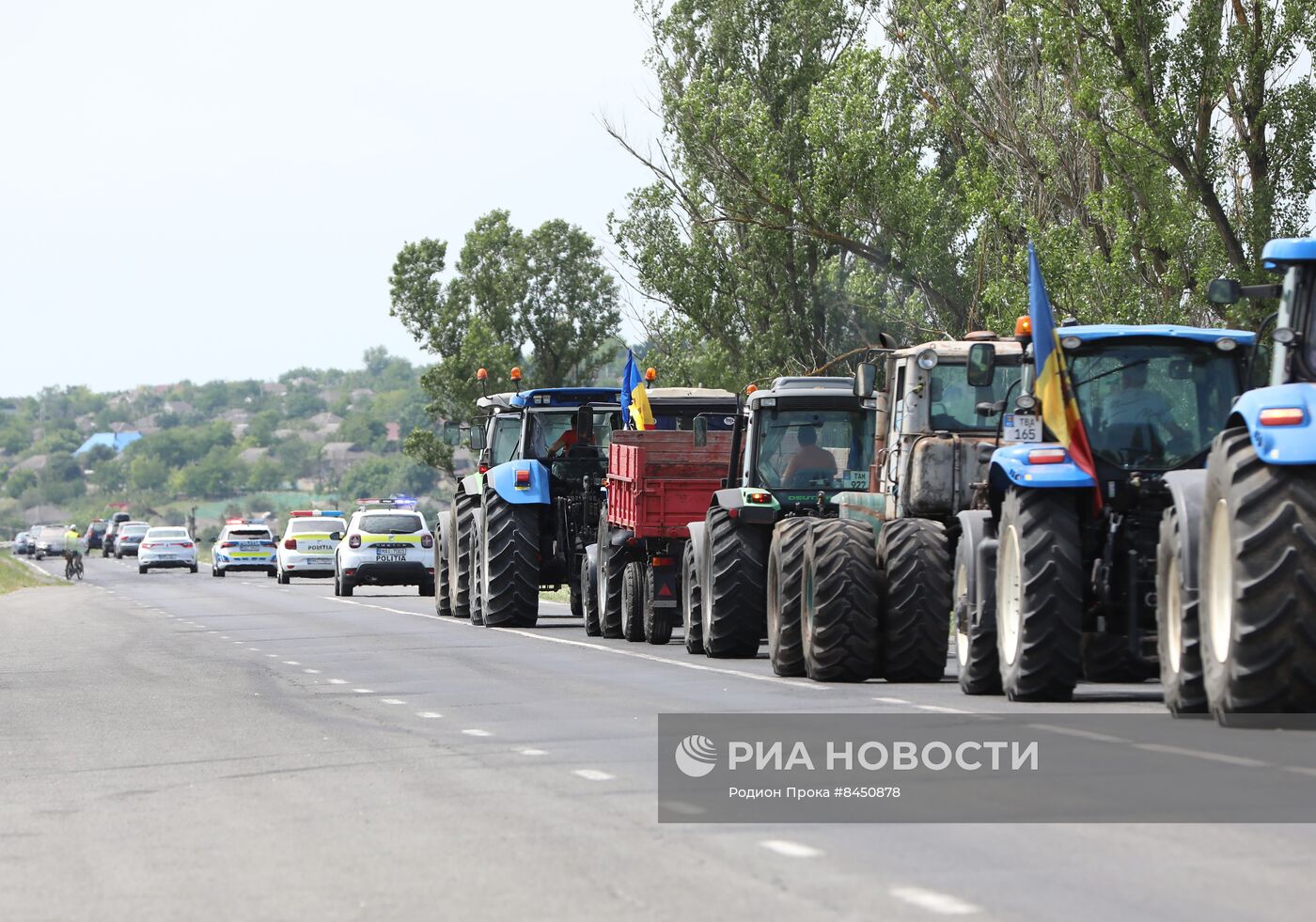 Забастовка фермеров в Молдавии