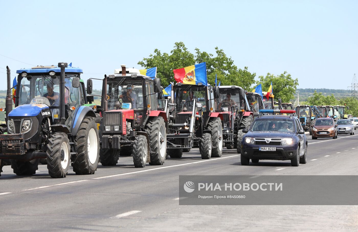 Забастовка фермеров в Молдавии