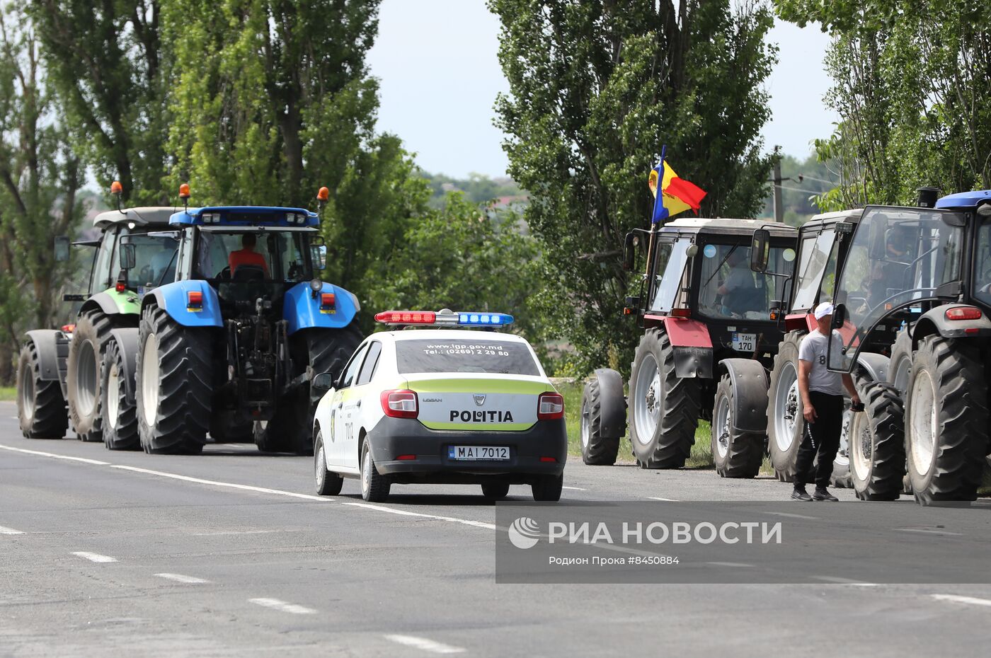 Забастовка фермеров в Молдавии