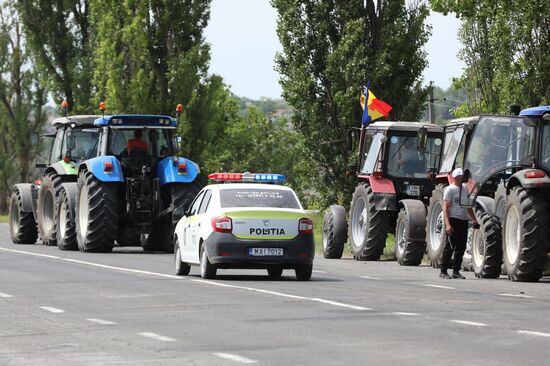 Забастовка фермеров в Молдавии