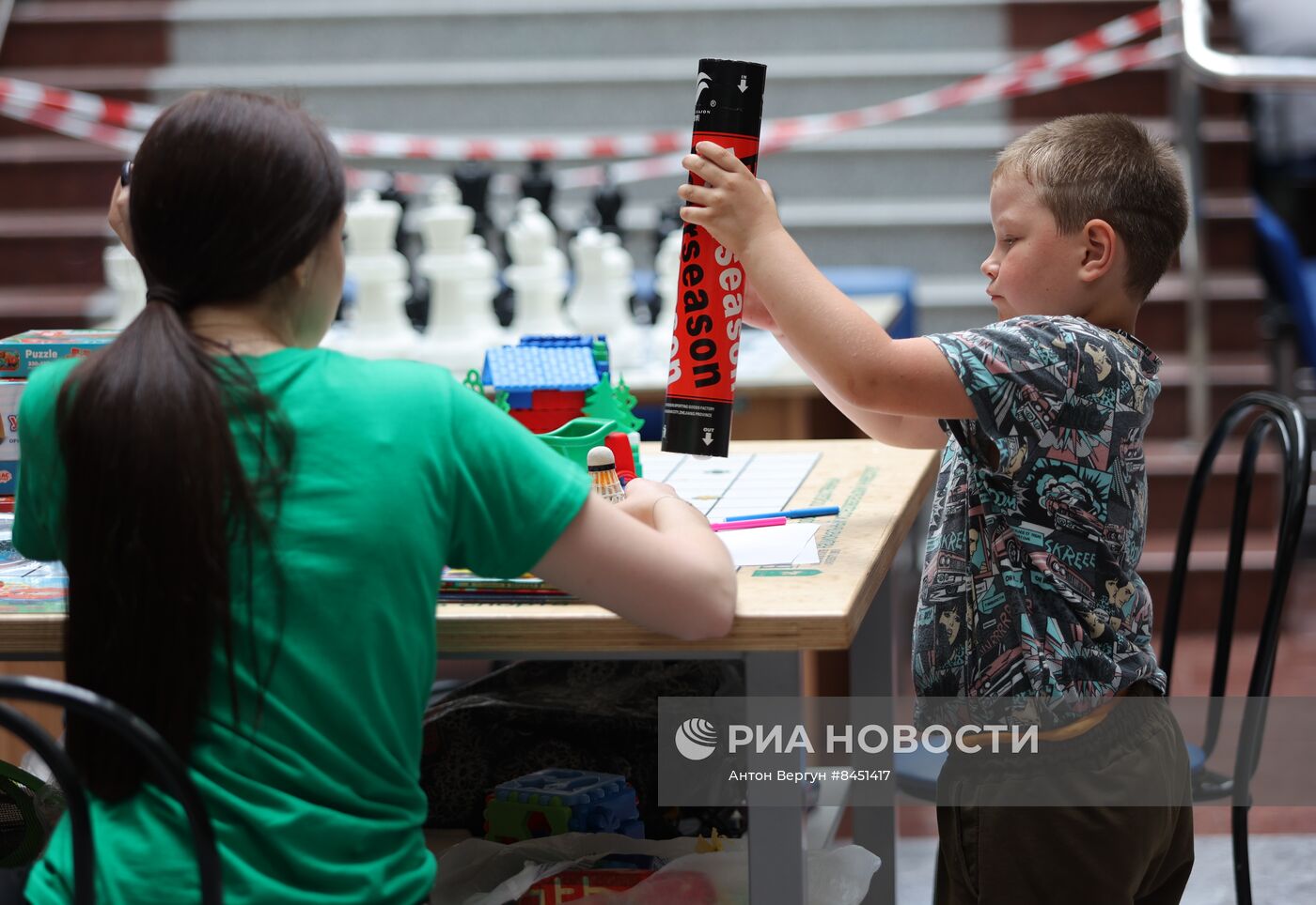 Пункт временного размещения жителей Шебекино в Белгороде