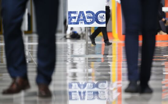 Площадка проведения Евразийского экономического форума на территории Парка науки и искусства "Сириус". Место: Россия, Федеральная территория "Сириус". Автор: Рамиль Ситдиков/РИА Новости. ЕАЭС-2023. Работа форума