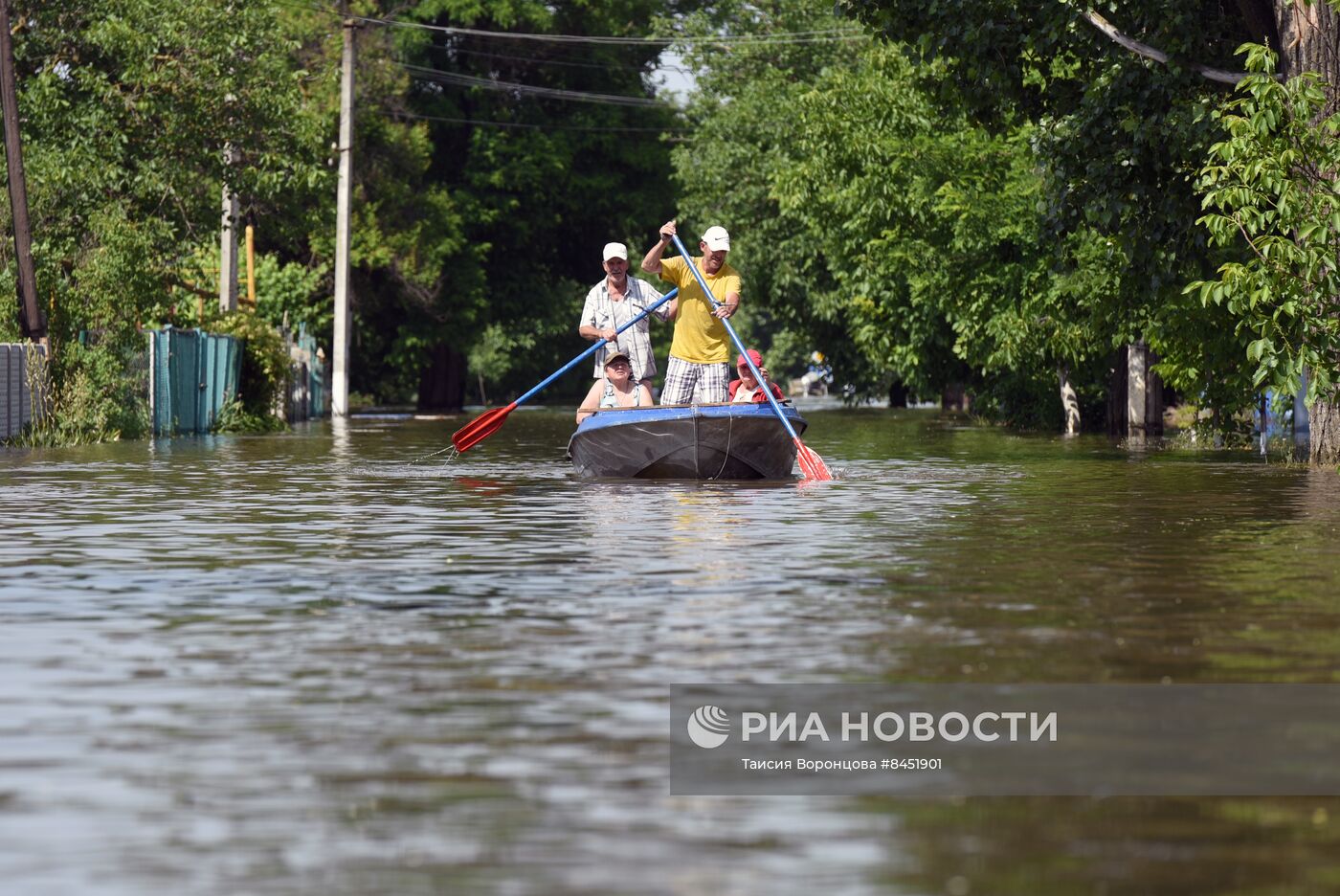 Эвакуационные работы в Херсонской области