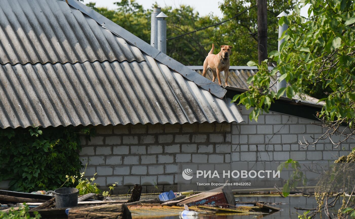 Эвакуационные работы в Херсонской области