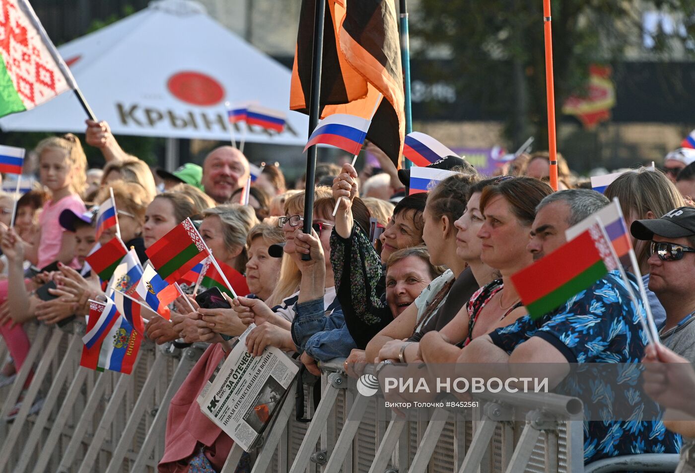 Праздничный концерт ко Дню России в Минске