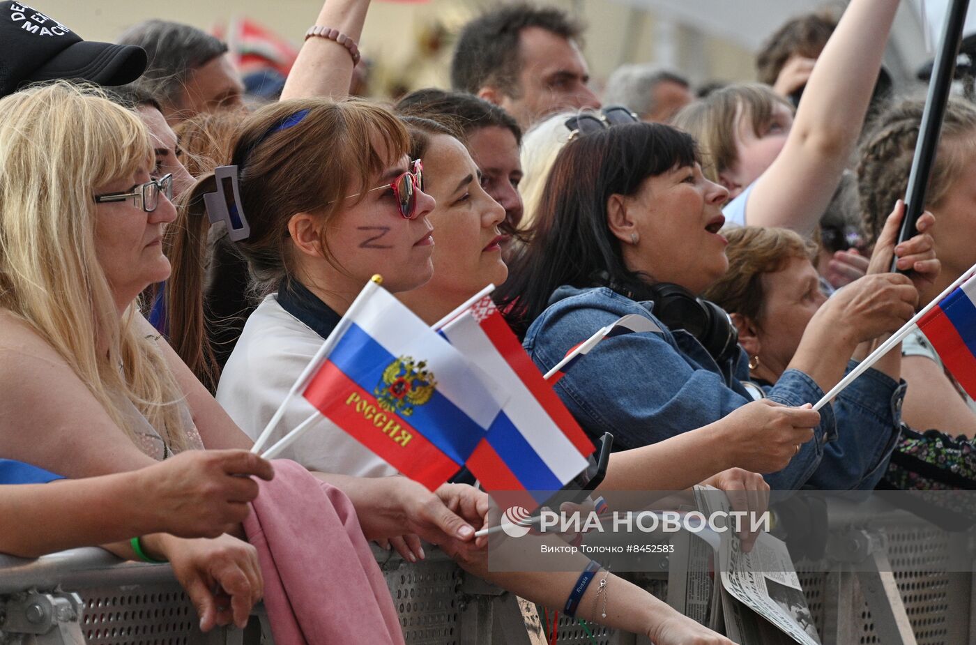 Праздничный концерт ко Дню России в Минске