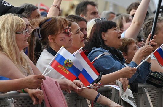 Праздничный концерт ко Дню России в Минске
