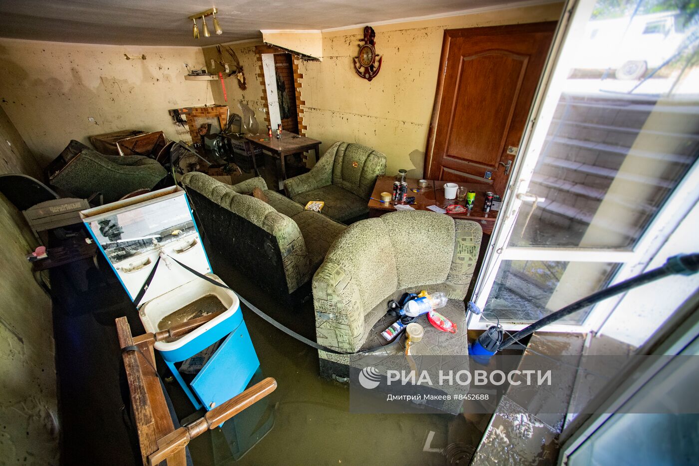 Затопленное село Корсунка в Херсонской области