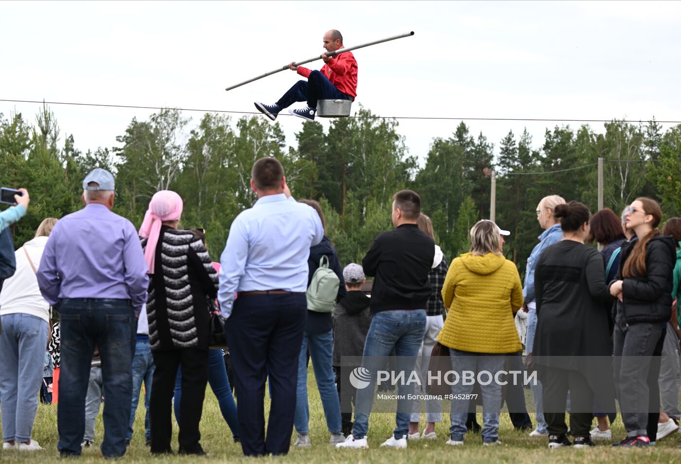 Празднование "Сабантуя" в Татарстане