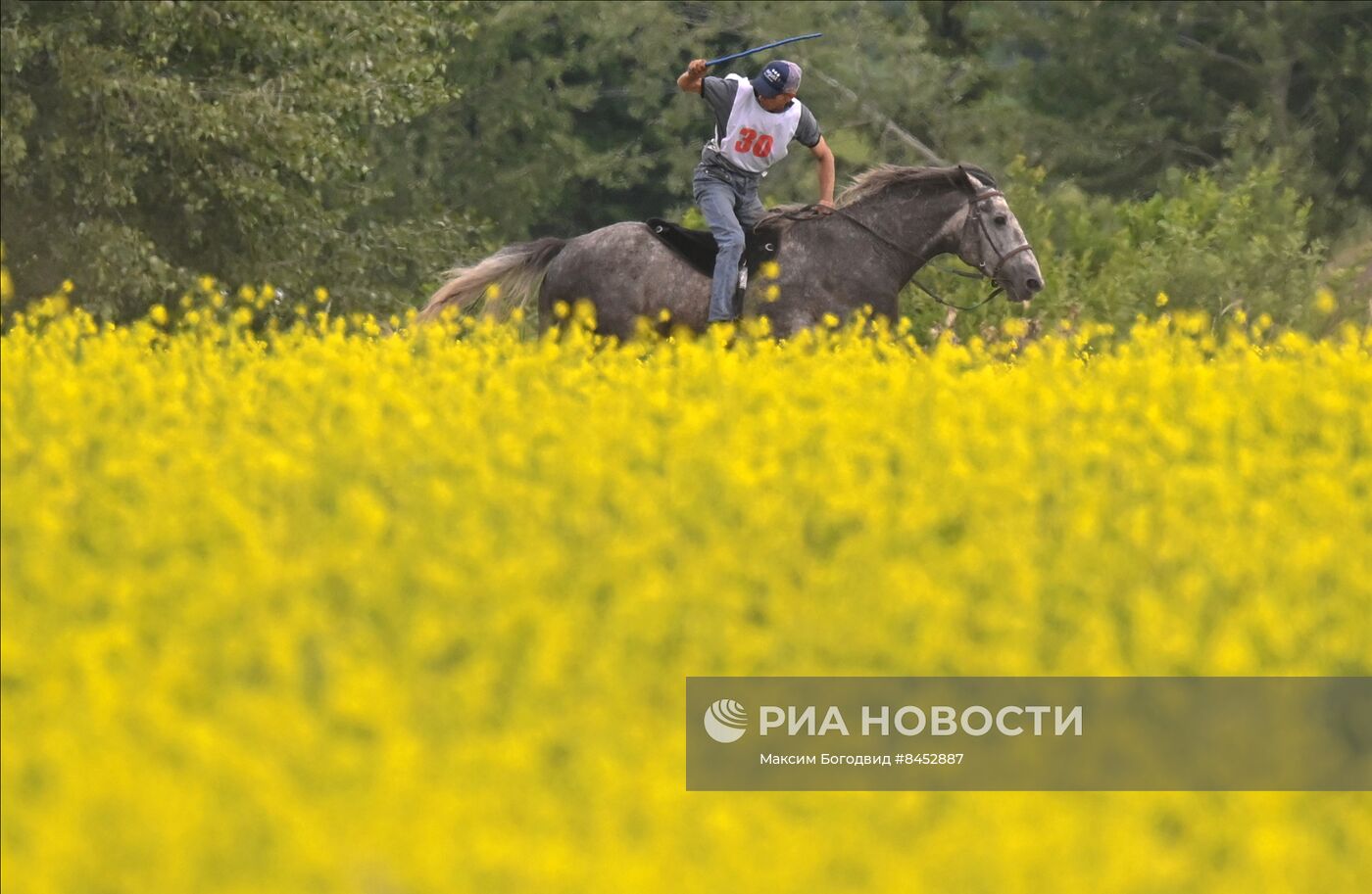 Празднование "Сабантуя" в Татарстане