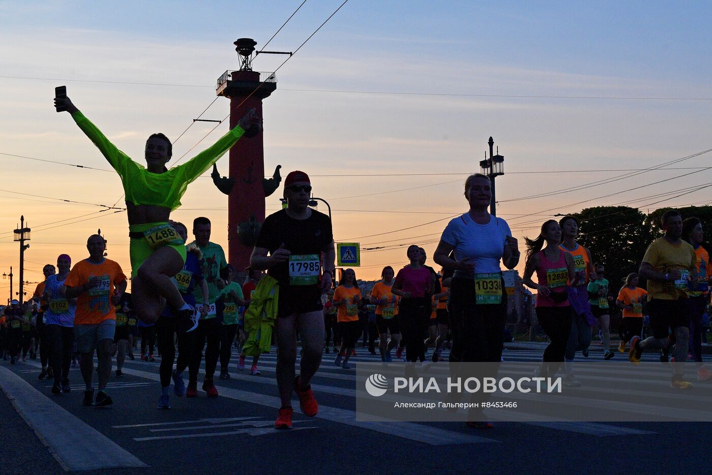 Марафон "Белые ночи" в Санкт-Петербурге