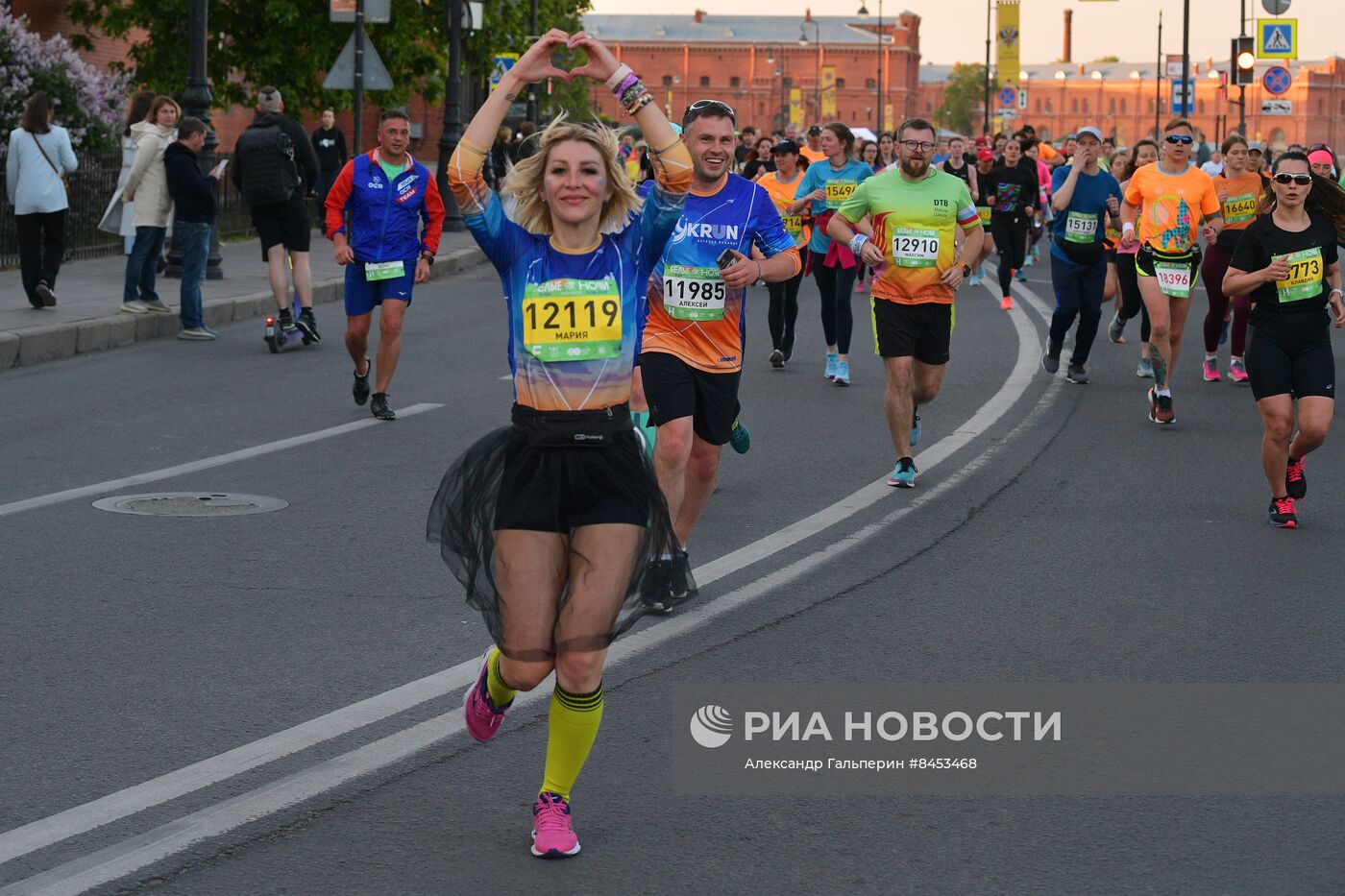 Марафон "Белые ночи" в Санкт-Петербурге