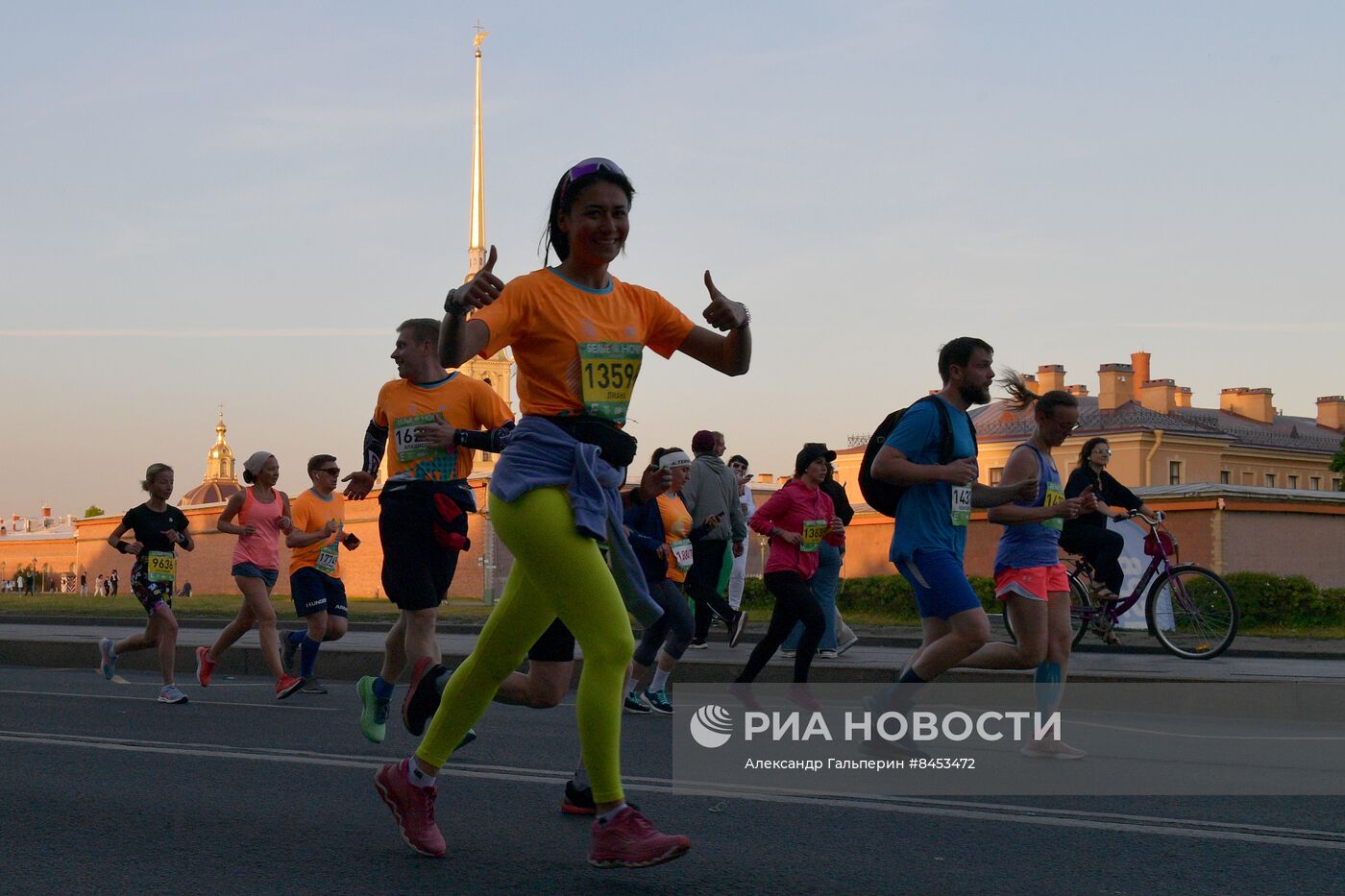 Марафон "Белые ночи" в Санкт-Петербурге