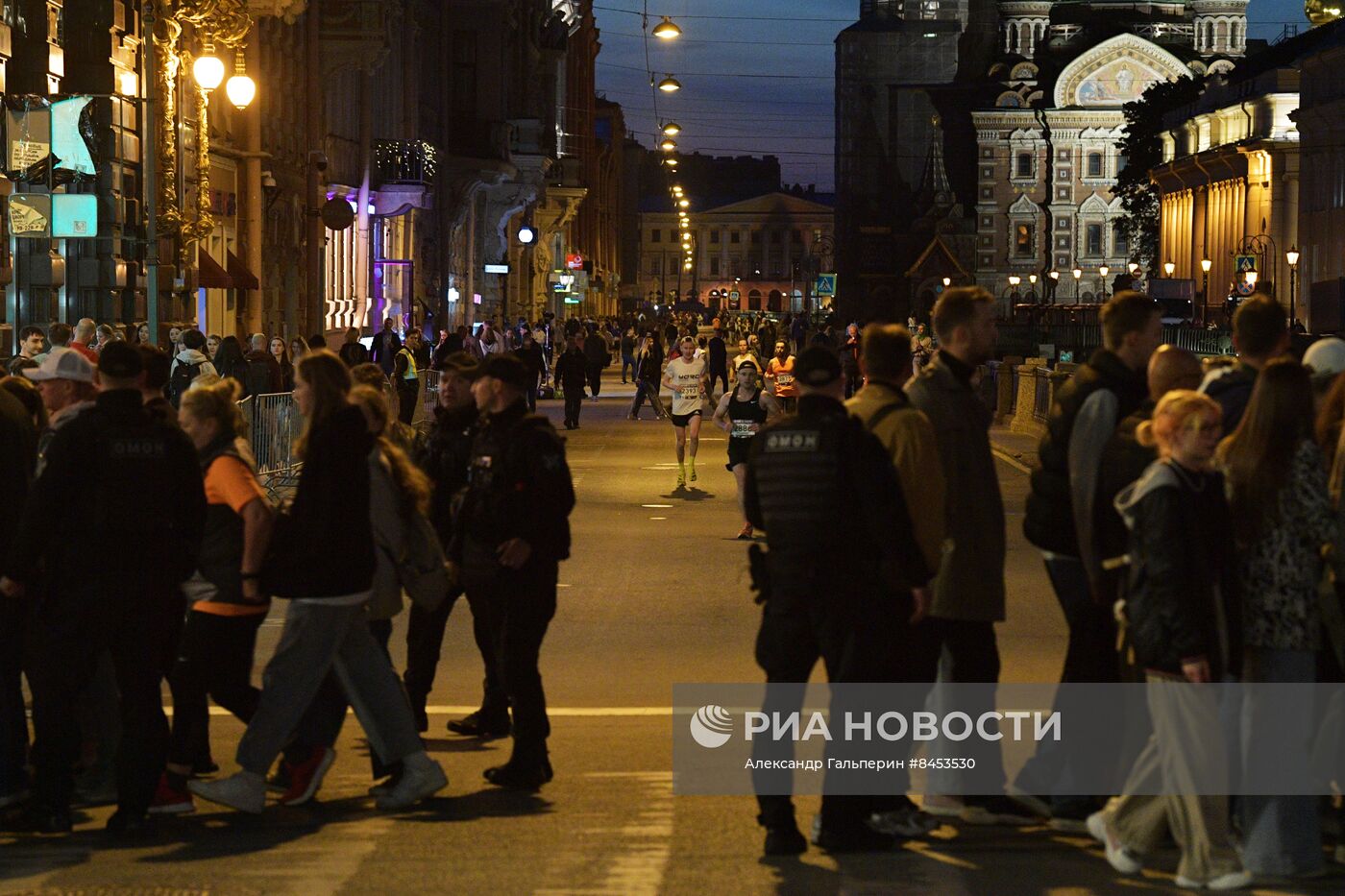 Марафон "Белые ночи" в Санкт-Петербурге