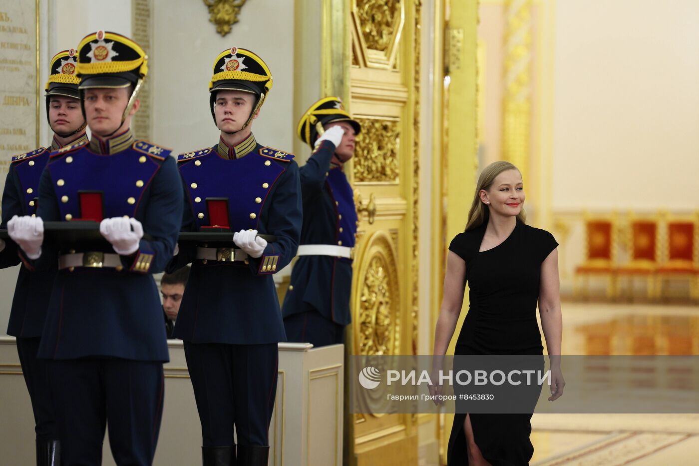 Церемония вручения золотых медалей "Герой труда РФ" и знаков лауреатов госпремий РФ