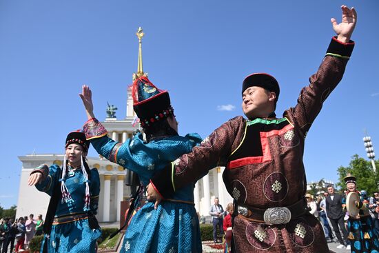 Мероприятия на ВДНХ в честь дня России