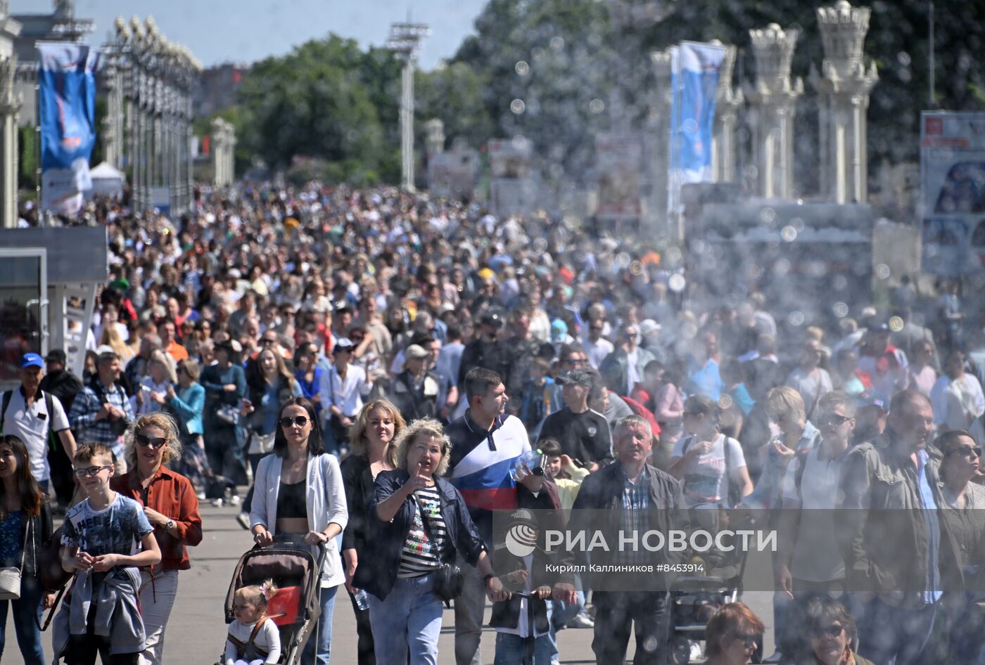 Мероприятия на ВДНХ в честь дня России