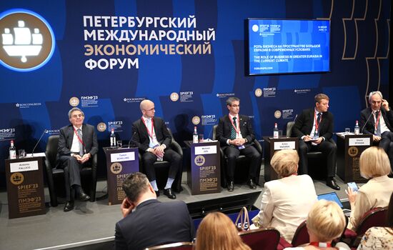ПМЭФ-2023. Роль бизнеса на пространстве Большой Евразии в современных условиях