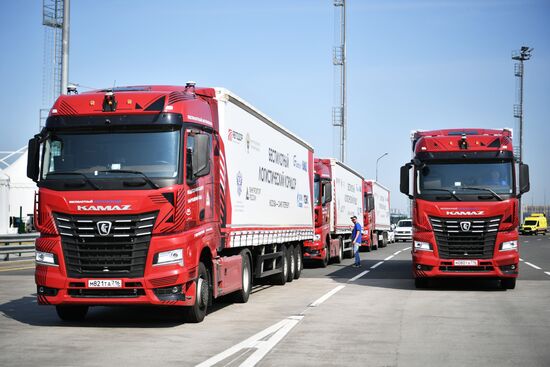 ПМЭФ-2023. Запуск беспилотных грузовиков из Санкт-Петербурга в Москву