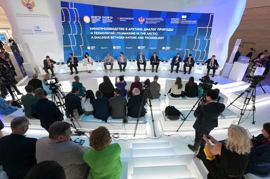 ПМЭФ-2023. Кинопроизводство в Арктике: диалог природы и технологий