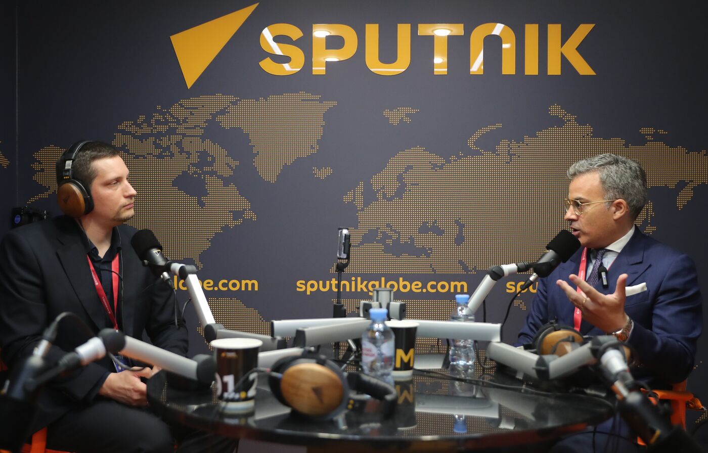 ПМЭФ-2023. Работа студии радио Sputnik