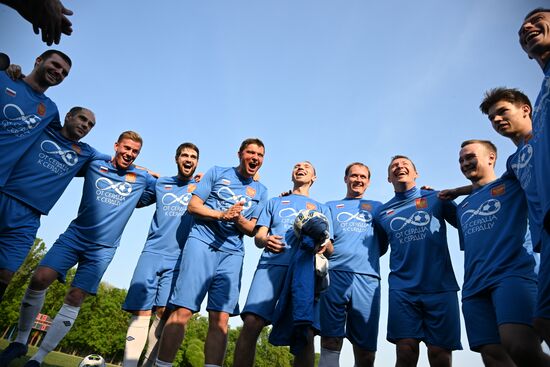 ПМЭФ-2023. Благотворительный футбольный матч и гала-концерт "От сердца к сердцу"