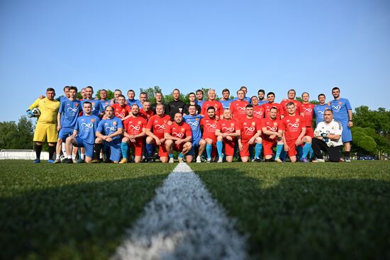 ПМЭФ-2023. Благотворительный футбольный матч и гала-концерт "От сердца к сердцу"