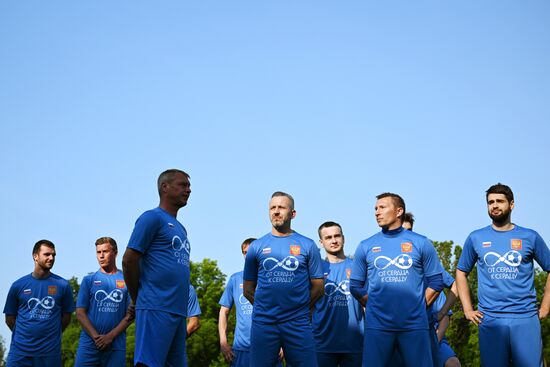 ПМЭФ-2023. Благотворительный футбольный матч и гала-концерт "От сердца к сердцу"