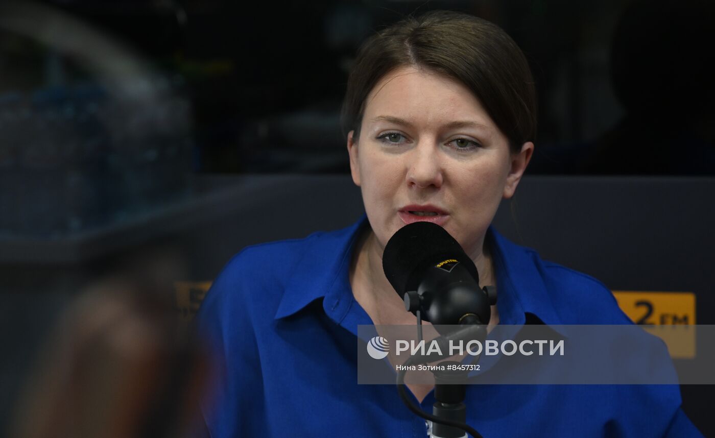 ПМЭФ-2023. Работа студии радио Sputnik