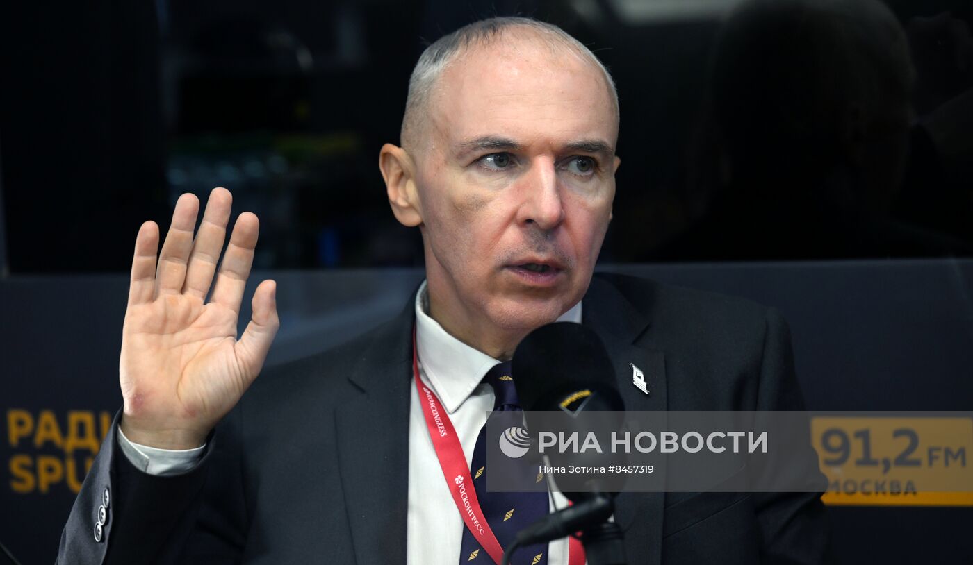 ПМЭФ-2023. Работа студии радио Sputnik