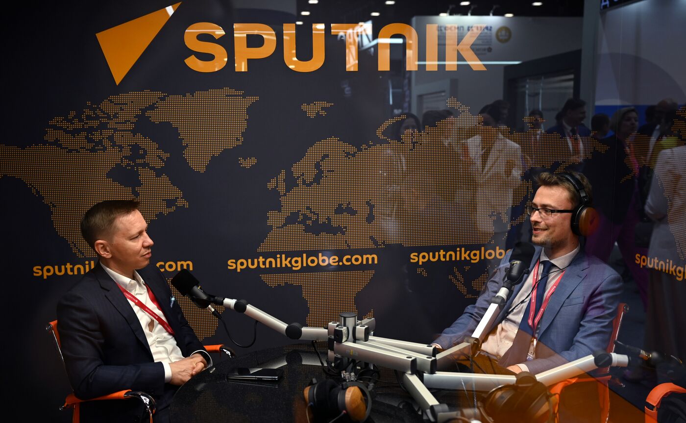 ПМЭФ-2023. Работа студии радио Sputnik