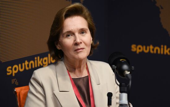 ПМЭФ-2023. Работа студии радио Sputnik