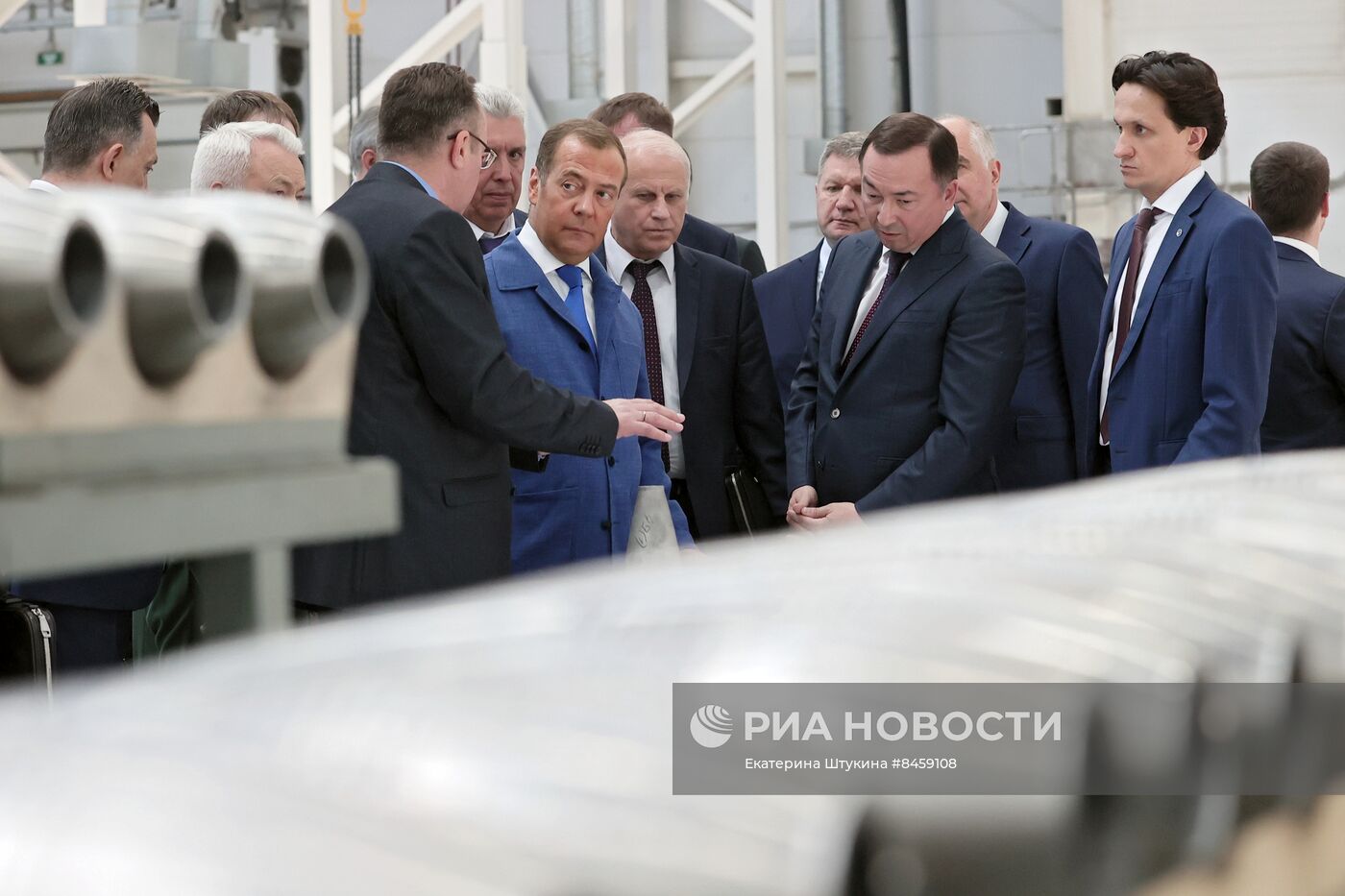 Рабочая поездка зампреда Совбеза РФ Д. Медведева в Центральный федеральный округ