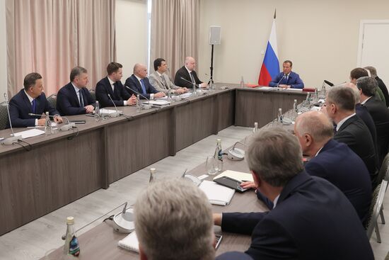 Рабочая поездка зампреда Совбеза РФ Д. Медведева в Центральный федеральный округ