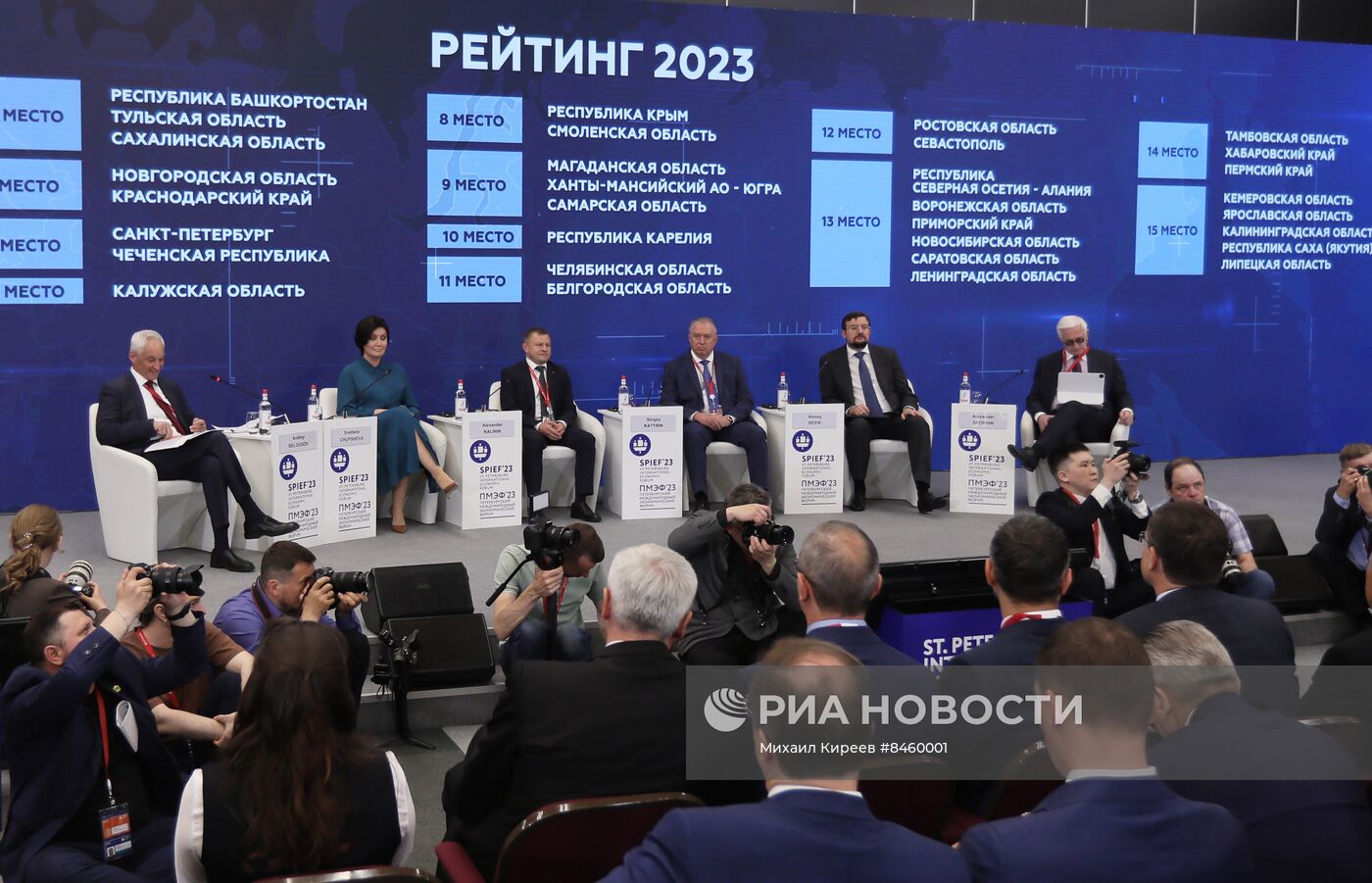 ПМЭФ-2023. Презентация результатов Национального рейтинга состояния инвестиционного климата в субъектах Российской Федерации