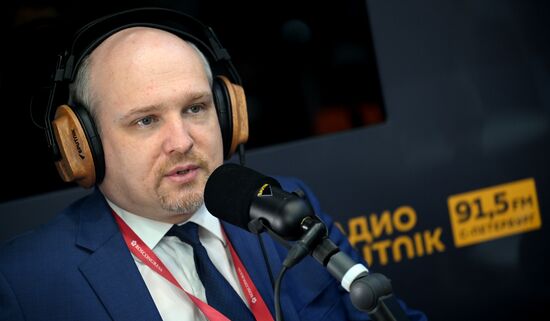 ПМЭФ-2023. Студия радио Sputnik