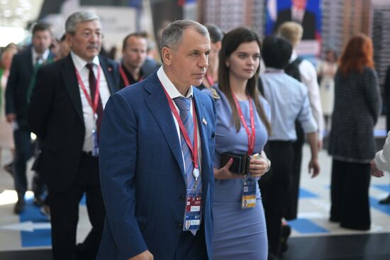 ПМЭФ-2023. Гости перед пленарным заседанием