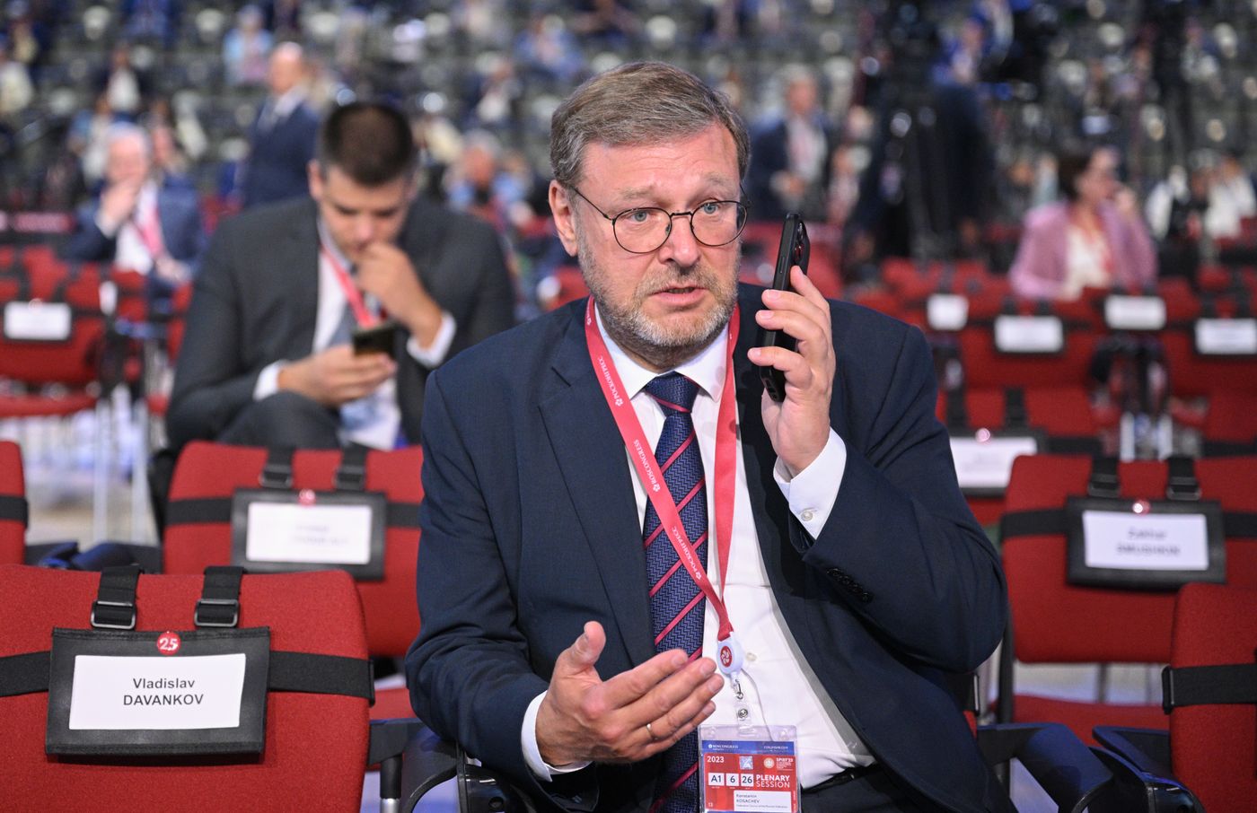 ПМЭФ-2023. Гости перед пленарным заседанием