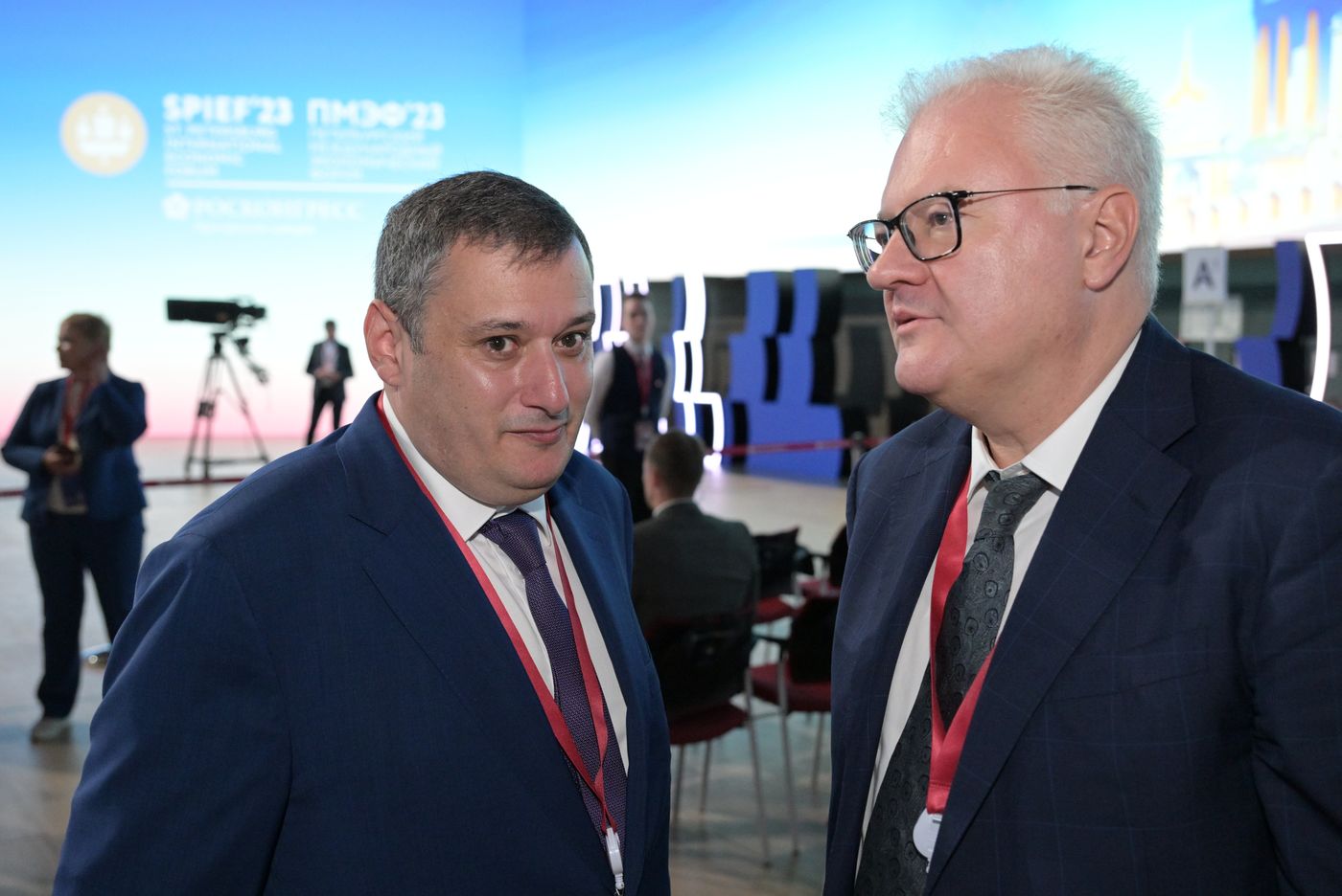 ПМЭФ-2023. Гости перед пленарным заседанием