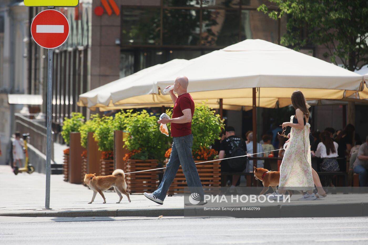 Жаркая погода в Москве